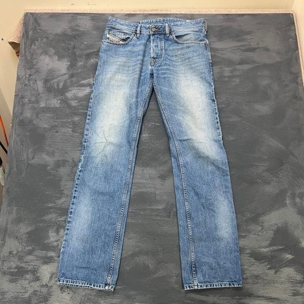 Diesel Larkee Jeans Mens 32x34 Blue Straight Leg